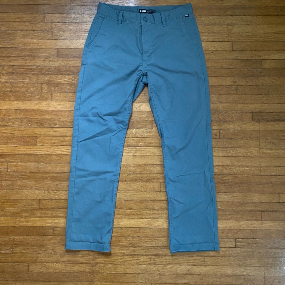 Vans Men's Relaxed Fit Teal Chinos